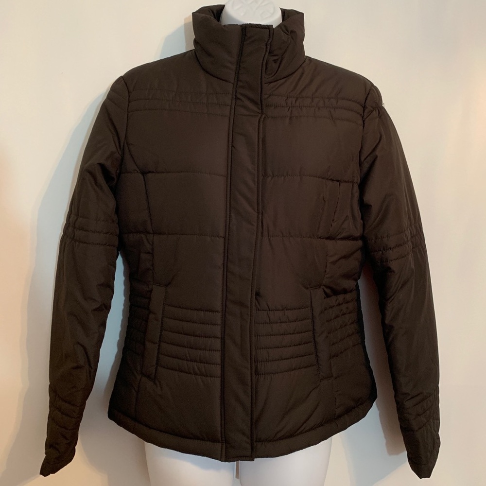 Brown Puffer Jacket by NY & co. Size Small